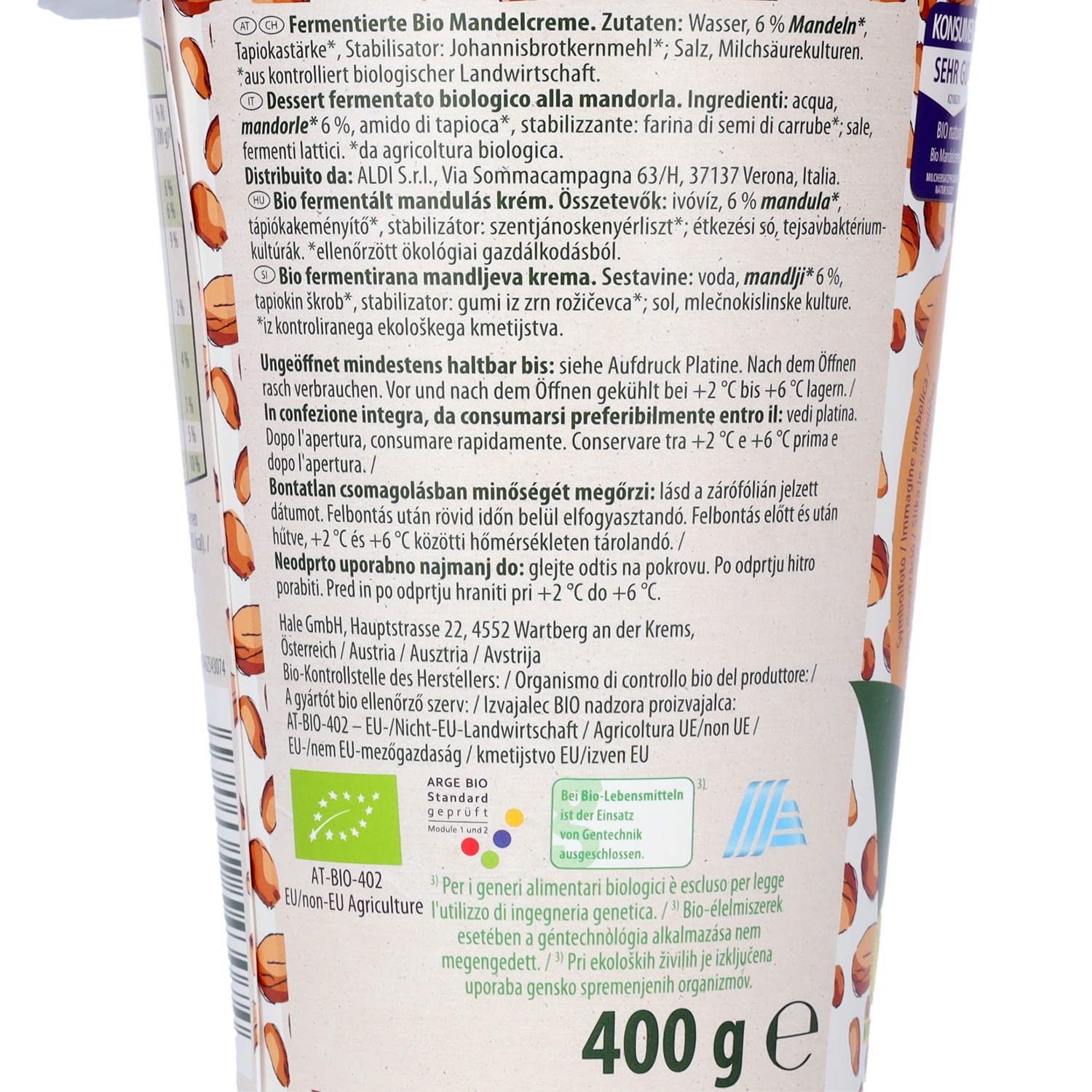 BIO NATURA BIO-Joghurtalternative, Mandel 400 g