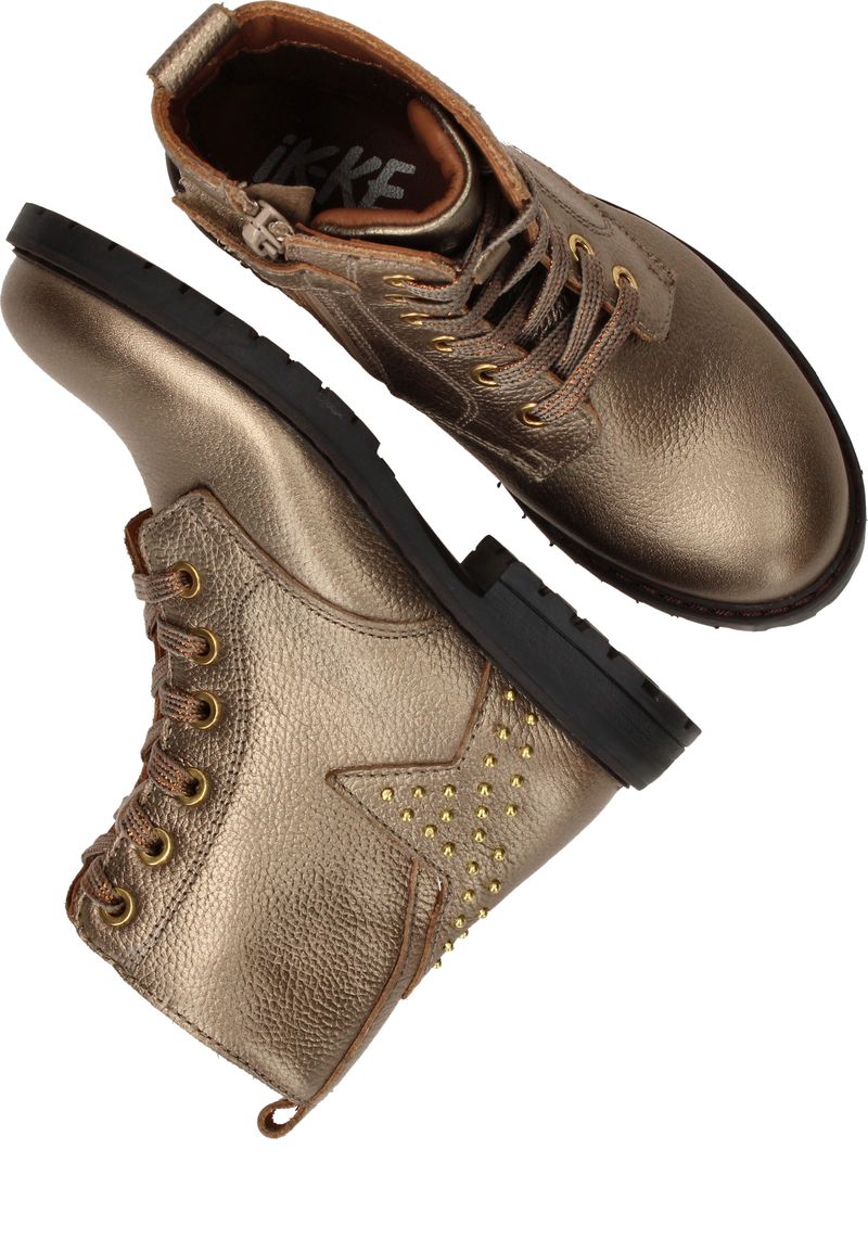 IK-KE Veterboots Goud Meisjes