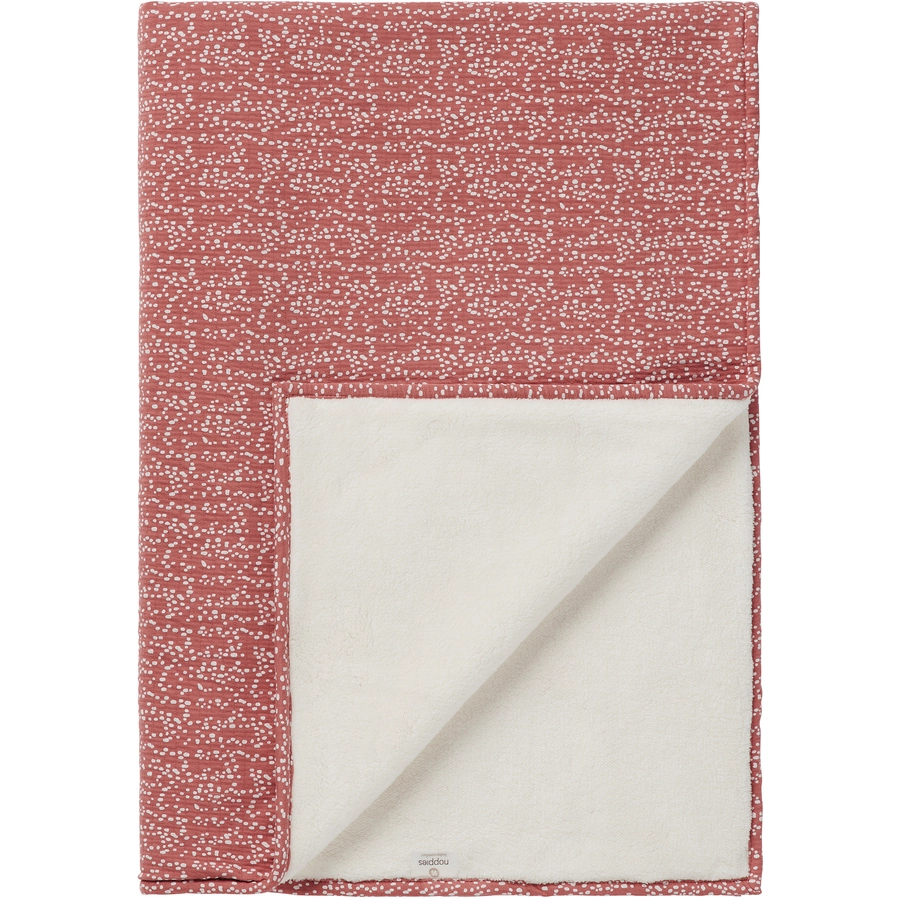 Noppies Decke für das Bettchen Teddy Fancy Dot 100x140 cm Brick Dust