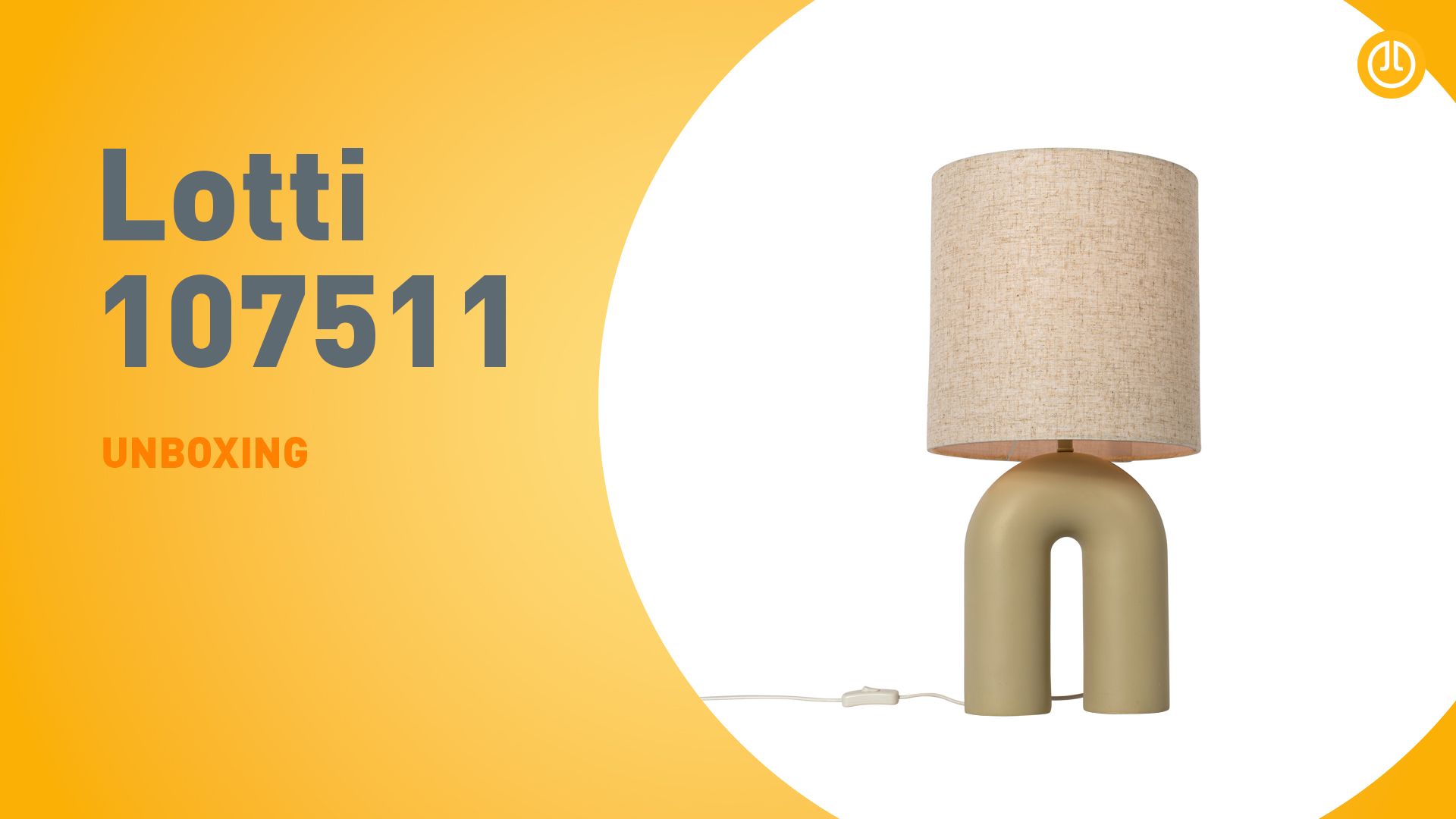 Scandinavische tafellamp beige met linnen kap beige - Lotti