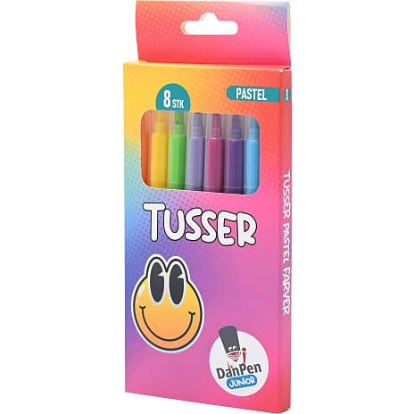 Danpen junior marker pastel 8-pak