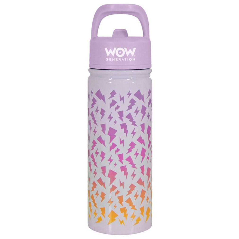 WOW Generation Trinkflasche mit Blitz Motiv
