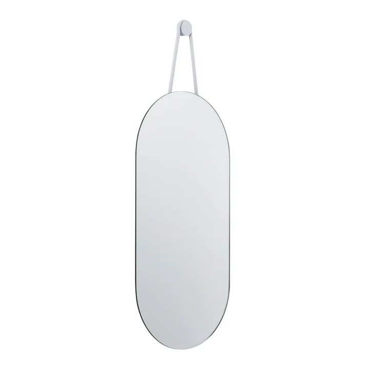 Zone Denmark - A-Serie Wandspiegel oval, 60 x 30 cm, soft grey