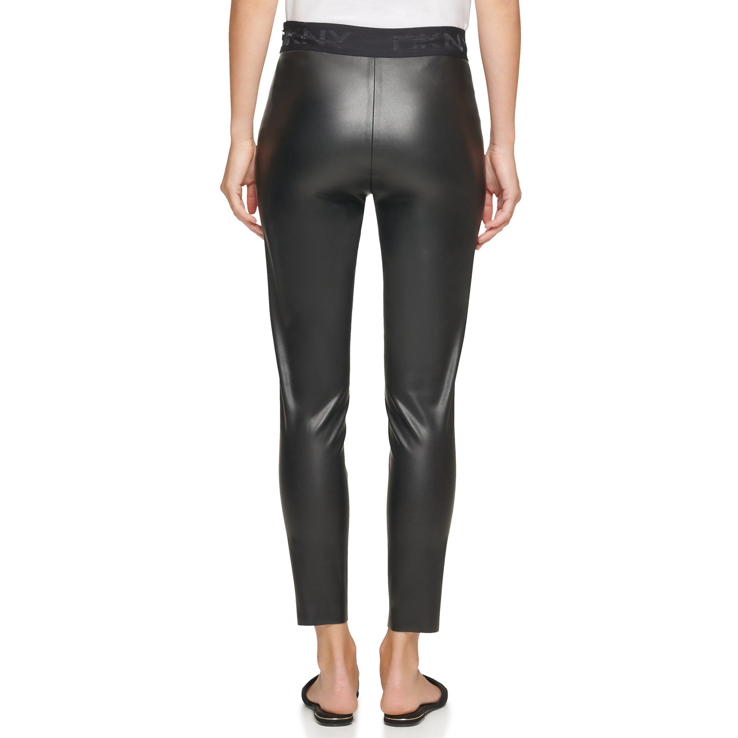 DKNY Faux Leather Leggings