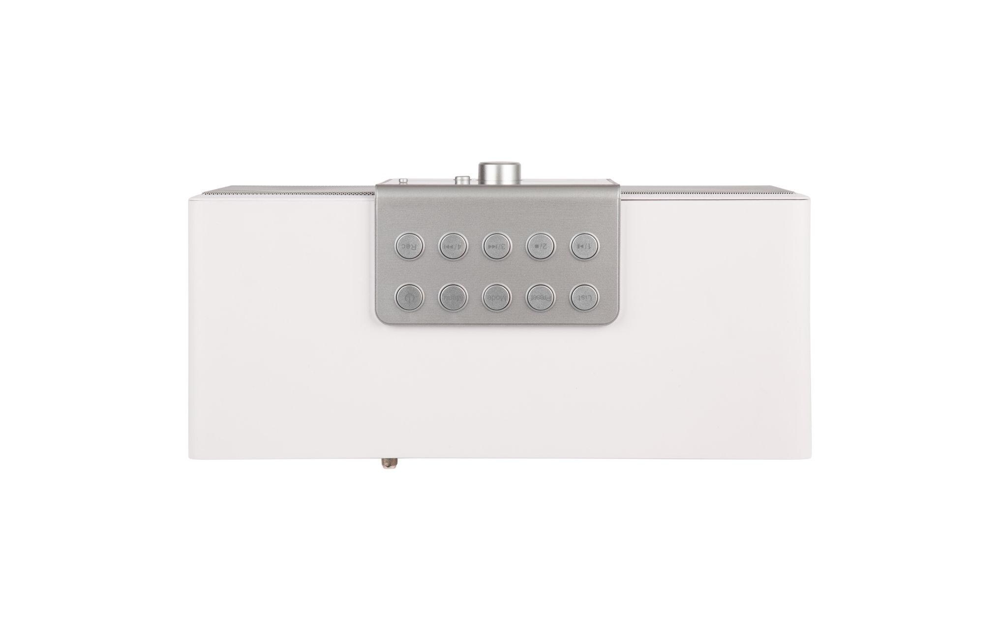 Internet Radio DIRA S 32i CD Weiss<br>Klangstarkes Multifunktions-Stereoradio mit CD Player in edlem Design