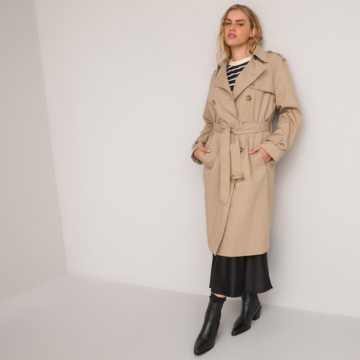 COLEÇÕES LA REDOUTE<br>Trench coat em katoen, Signature FERDINAND