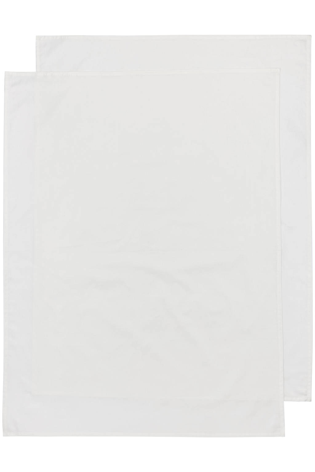 baby wieglaken 75x100 cm - set van 2 Offwhite