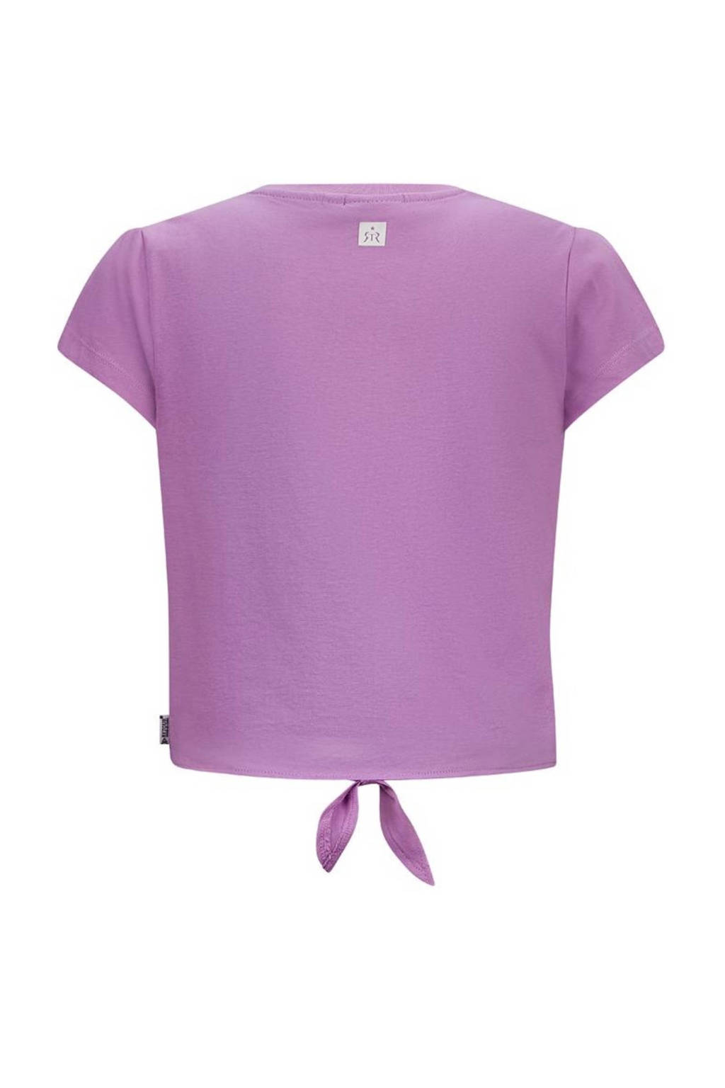 Retour Jeans T-shirt Nice met printopdruk lila