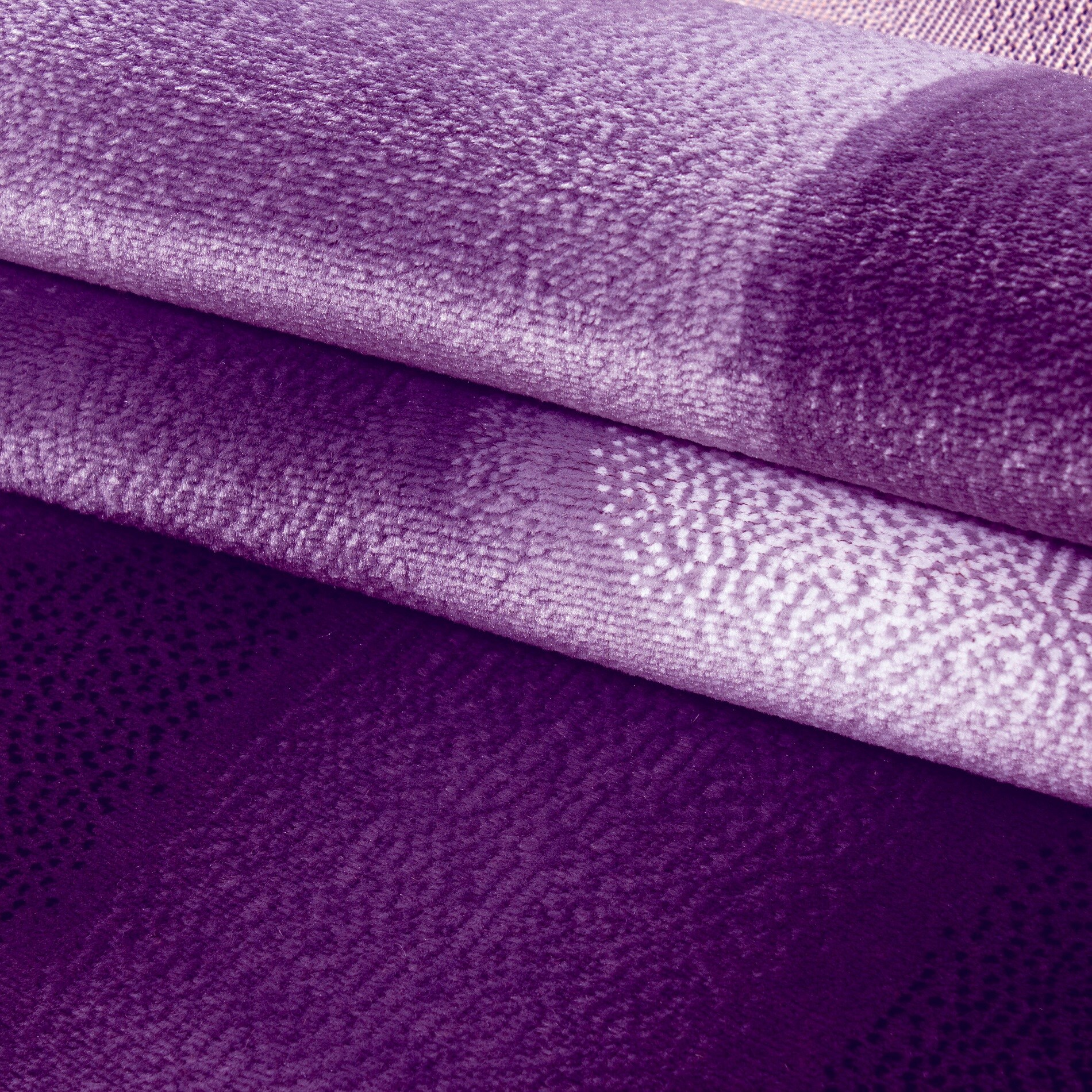 Wunderschöne Designer Teppich Modern Kurzflor Abstrakt Wellen Muster