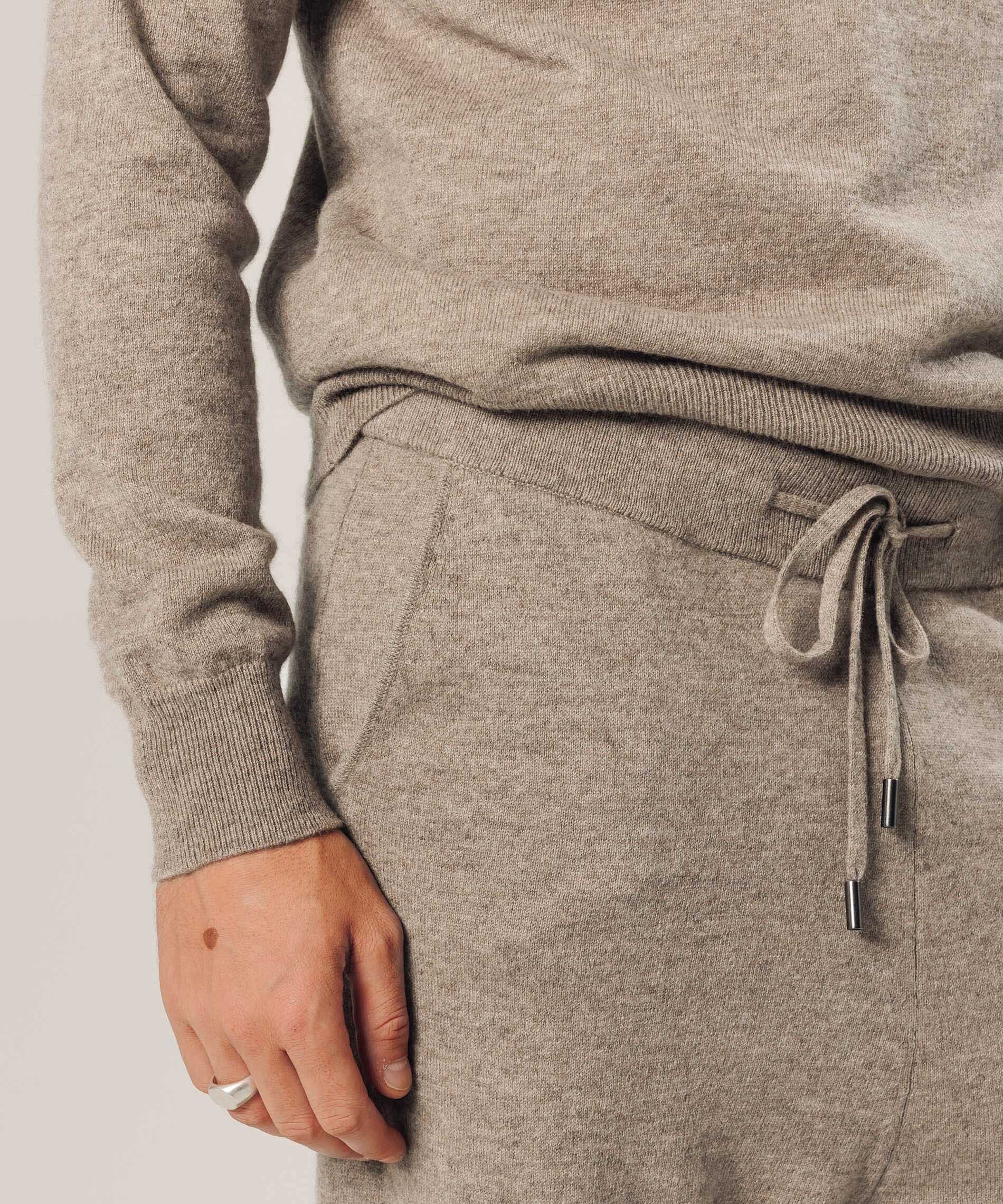 Pantalon jogging en cachemire | Beige