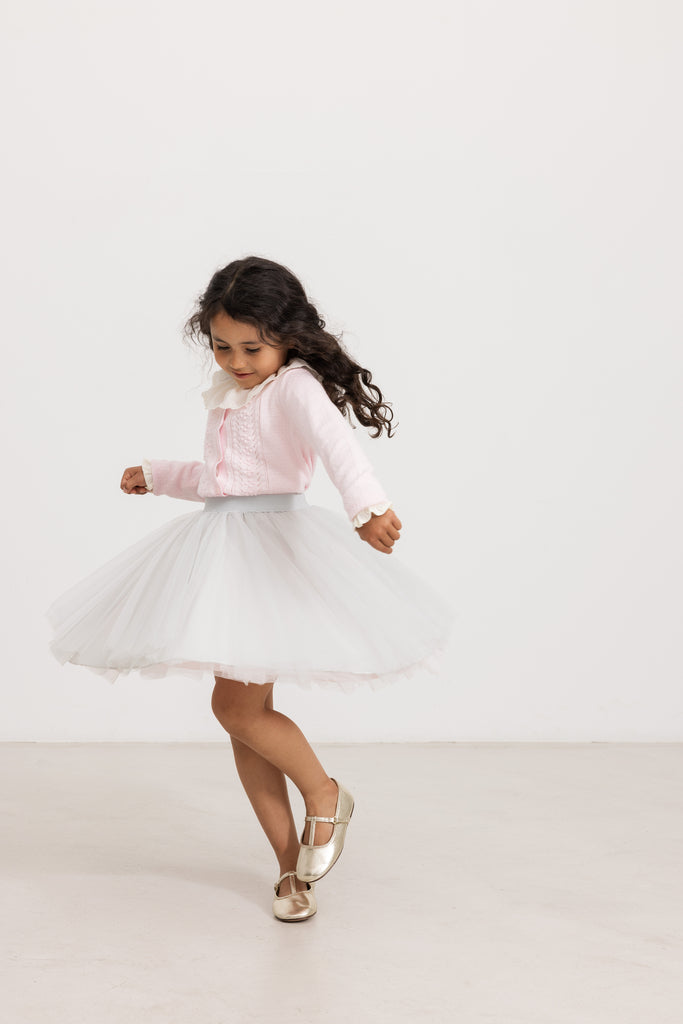 Talla Frill, Bluse - Cloud
