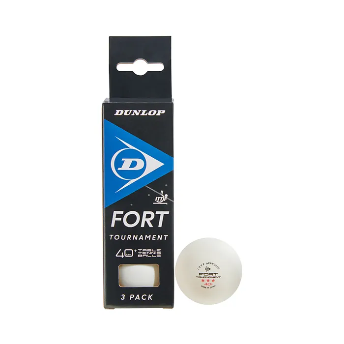 Dunlop Fort Tournament 3* 40+ Tafeltennisbal (3-pack)