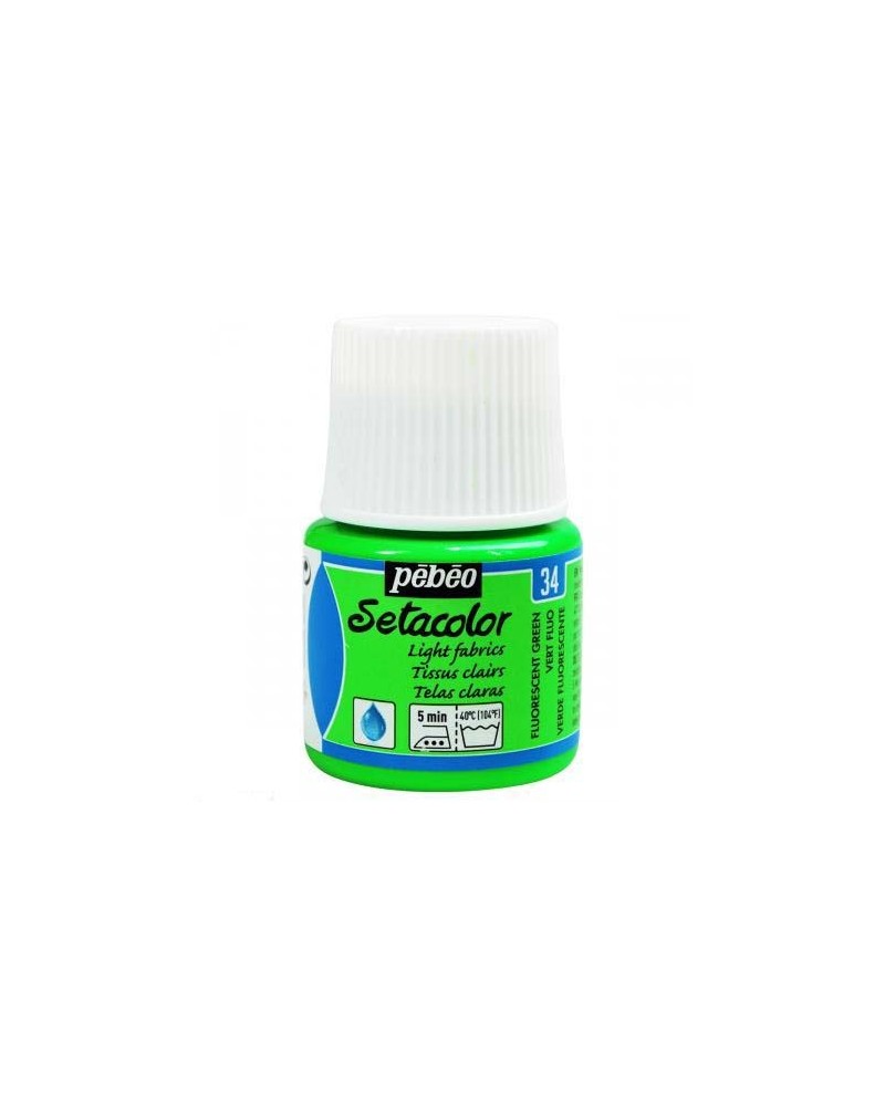 Setacolor tissus clairs Vert fluo