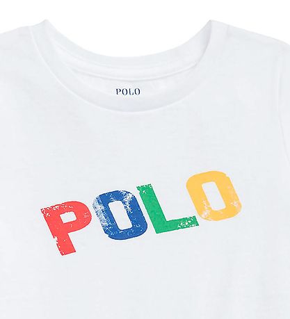 Polo Ralph Lauren T-shirt - Color Shop - Hvid Print