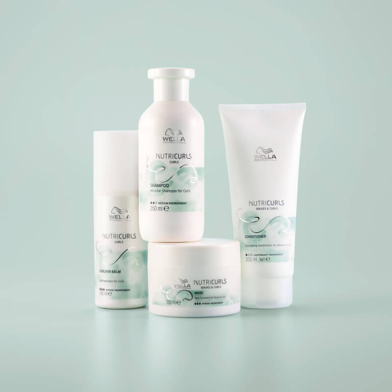 Routine cheveux ondulés Nutricurls Wella