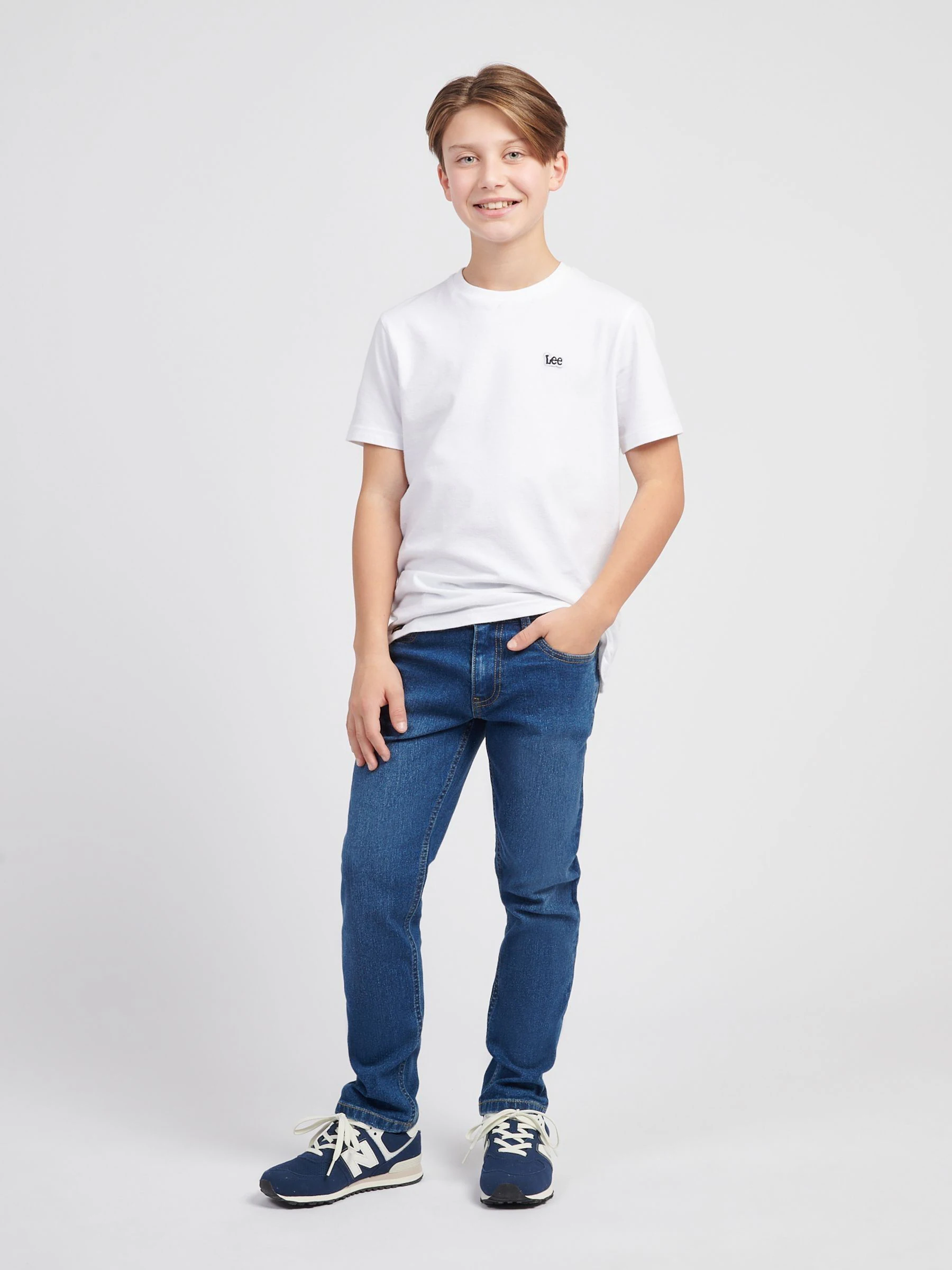 Blauw - Lee Stretch Fit Daren Straight Jeans