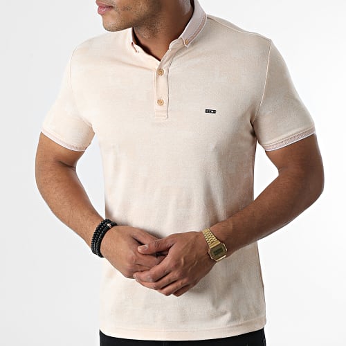Polo Manches Courtes 1089 Orange Clair