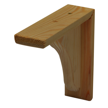 Plankdrager naturel vuren 14,5x14,5 cm