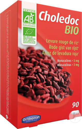 Orthonat Choledoc Bio Levure Rouge De Riz 90 Capsules