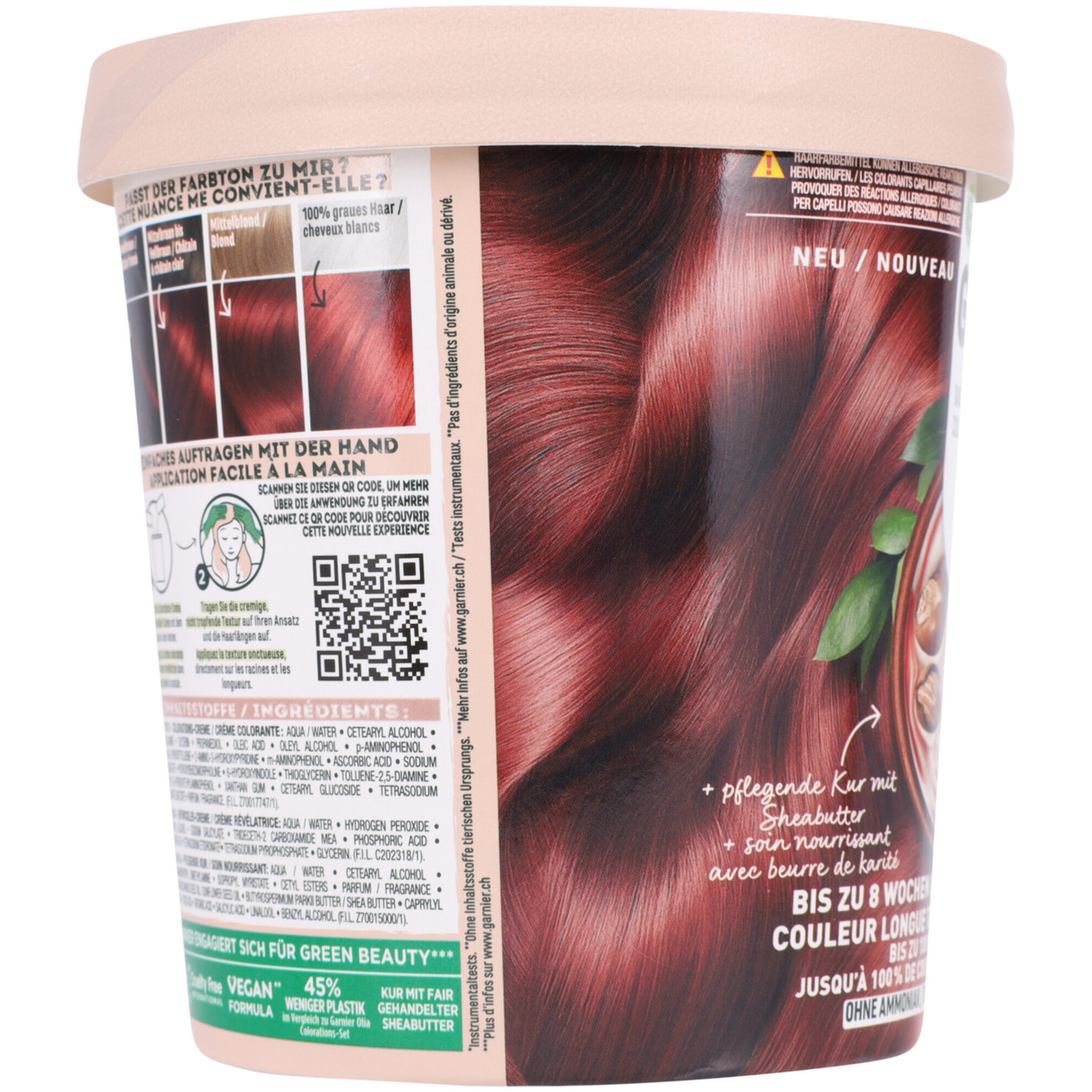 Garnier GOOD Dauerhafte Haarfarbe 5.5 Hibiskus Rotbraun