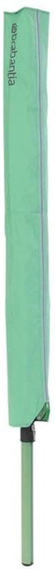 Brabantia Lift-O-Matic Droogmolen - met Metalen Grondanker, Beschermhoes, Wasknijpertasje en Wasknijpers - 50 m - Leaf Green