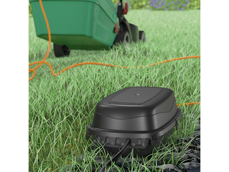 STEFFEN Kabelbox D-LINE 360 x 195 x 115 mm, IP54, Schwarz Design-Kabelmanagement-Box für mehr Ordnung