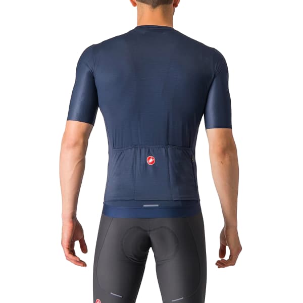 Maillot vélo CASTELLI ESPRESSO JERSEY BELGIAN BLUE/SILVER MOON
