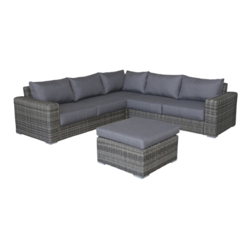 Wakefield loungeset Tortona grijs textiel