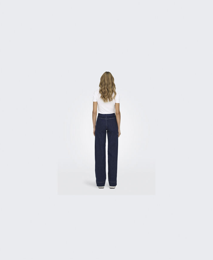 ONLY ONLMADISON BLUSH HW WIDE BELT DNM B Dark blue denim