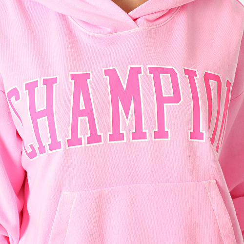 Sweat Capuche Femme 116079 Rose