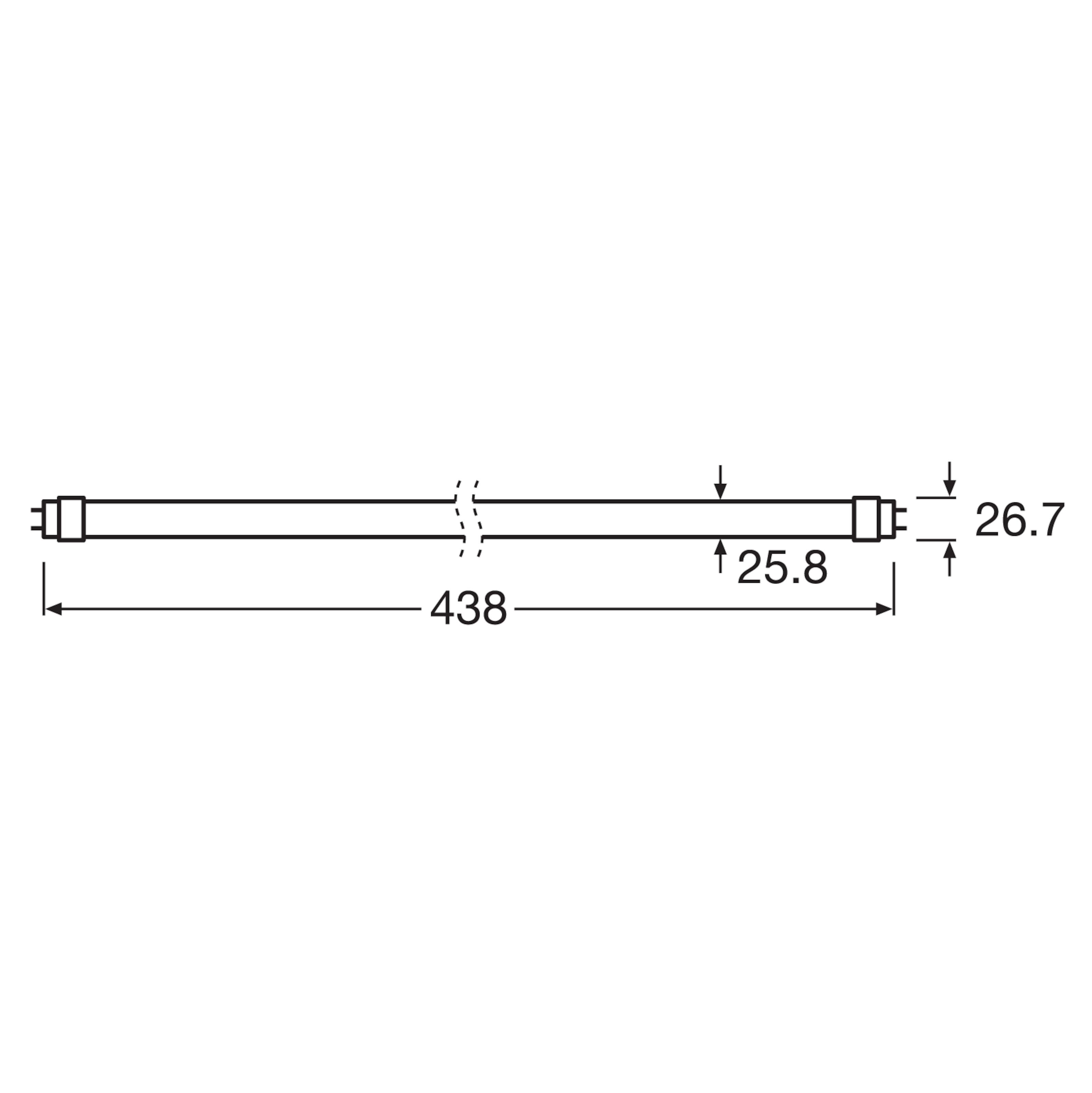 Osram LED-lysrør T8 (G13) 585 lm