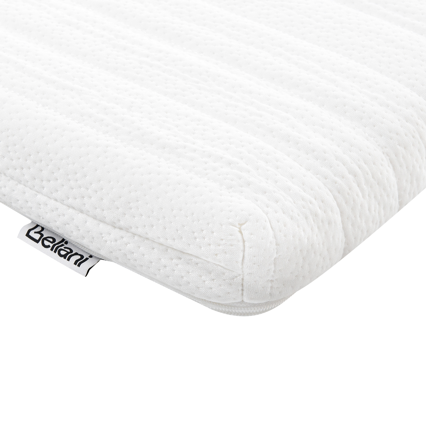 Beliani - DAZZEL - Matrastopper - Wit - 120 x 200 cm - Traagschuim