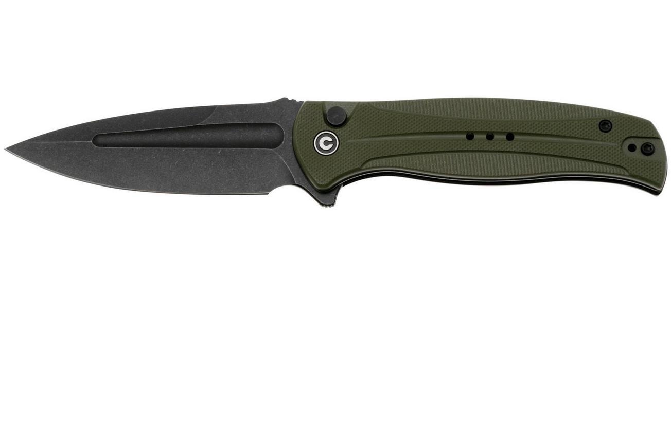 Civivi Incindie C23053-2 Black Stonewashed 14C28N, OD Green G10 zakmes