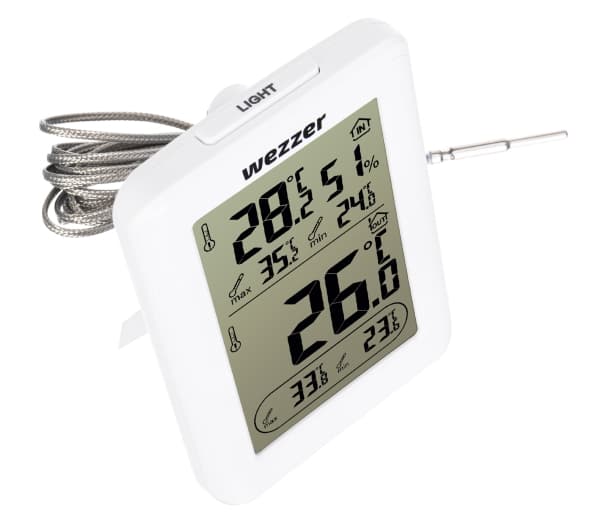 Levenhuk Weezer SN10, Elektronisk miljøtermometer, Innendørs, F, °C, -40 - 70 °C, Digitalt, -40 - 158 °F