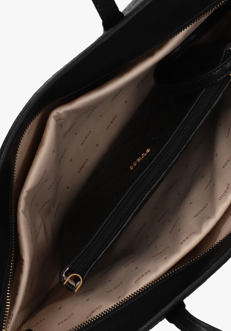 GUESS zwarte guess schoudertas power play large tech tote