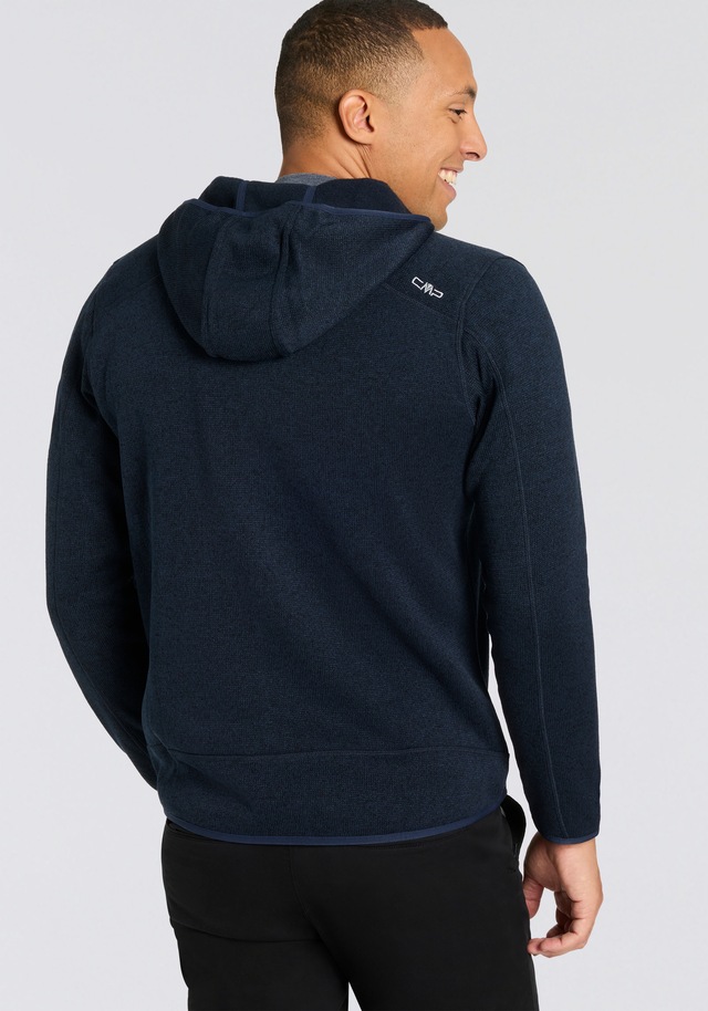 CMP Strickfleecejacke »MAN JACKET FIX HOOD« 1 Stk. tlg. mit Kapuze