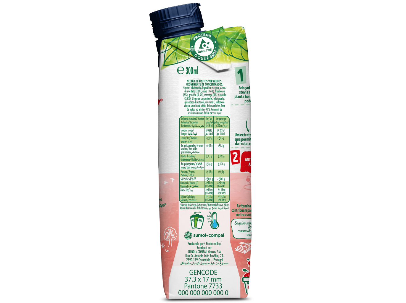 NECTAR COMPAL VITAL FRUTOS VERMELHOS 0.30L