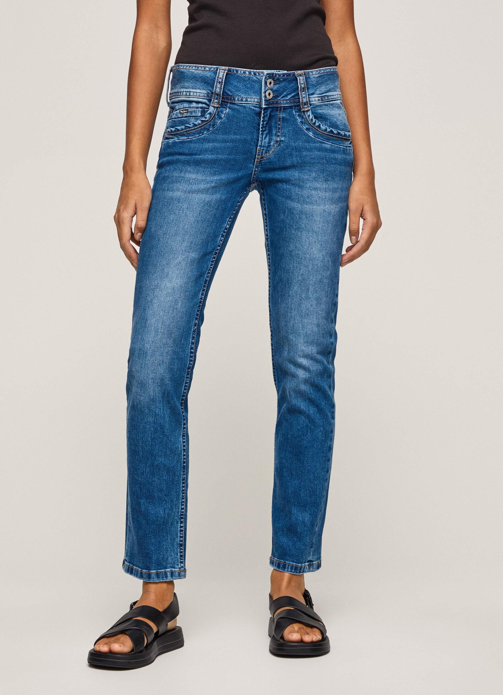 CALÇA JEANS GEN FIT REGULAR CINTURA MÉDIA - jeans