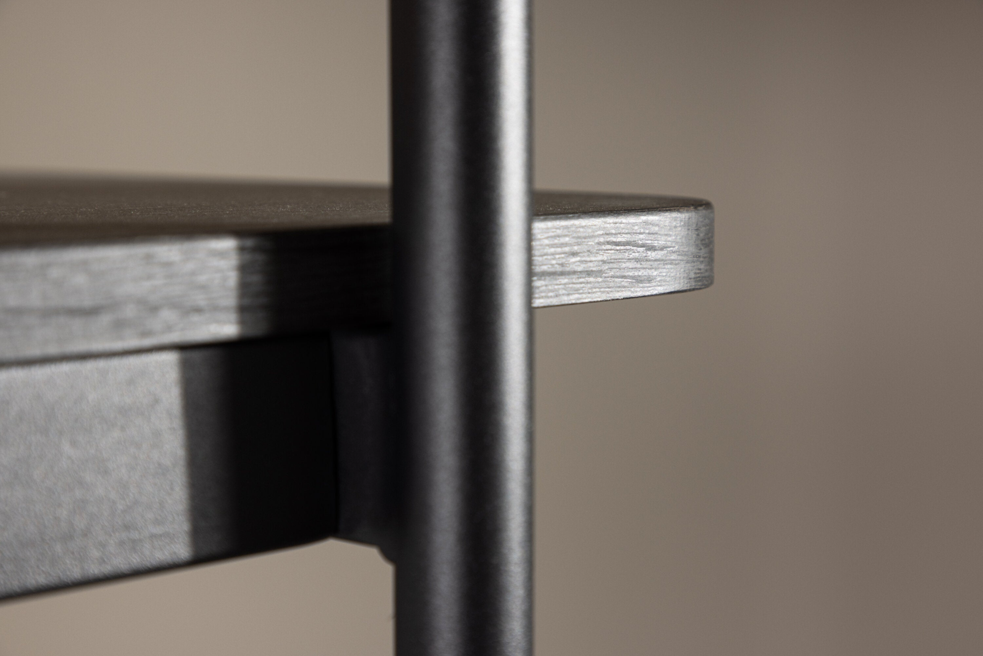 Nuku Open Kast 190cm - Zwart