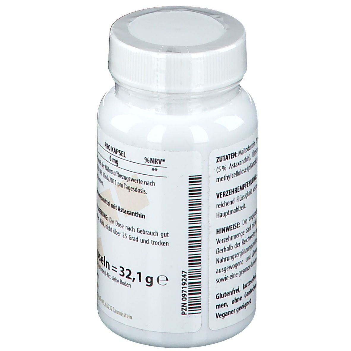 Astaxanthin 6 mg