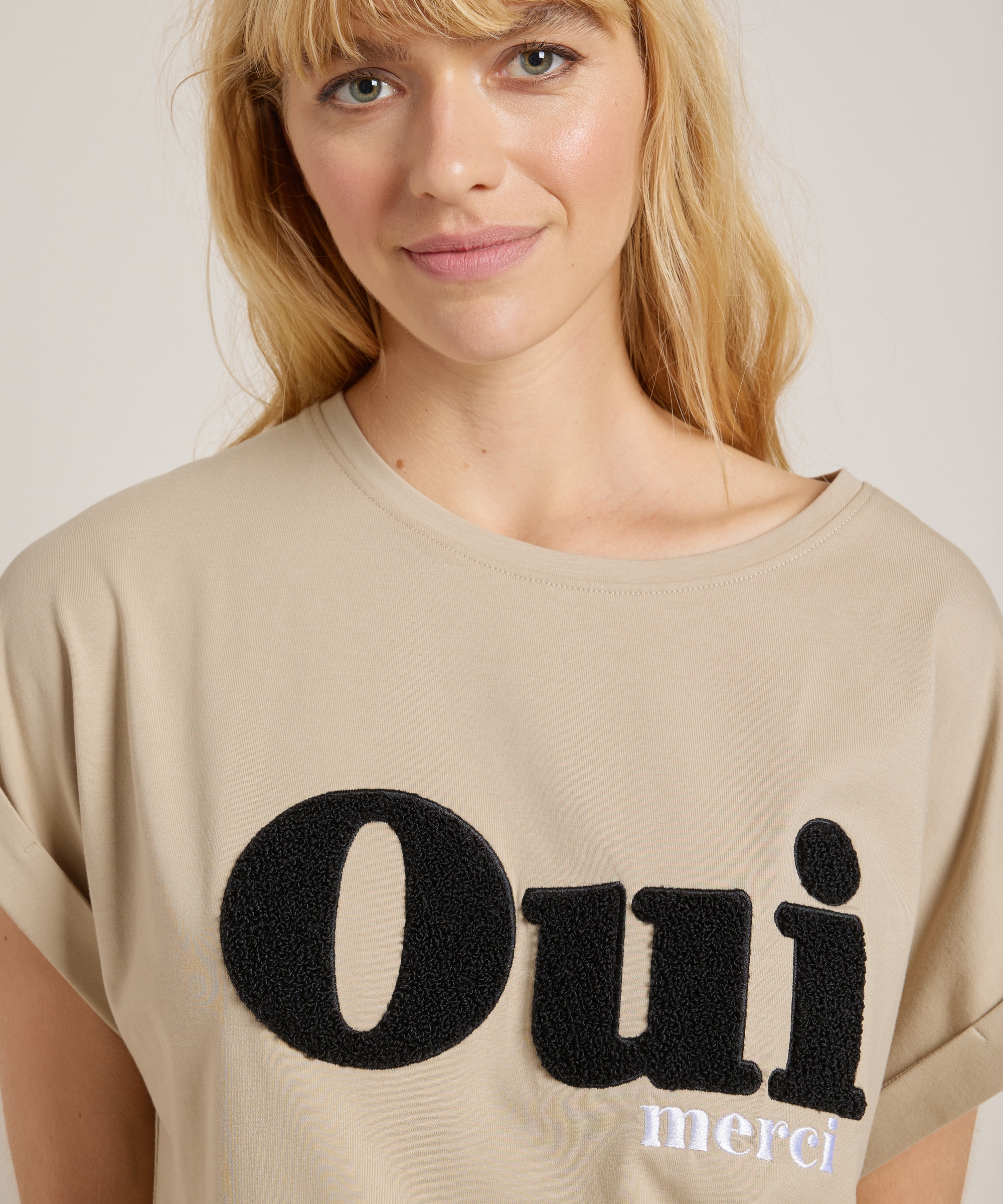 t-shirt boucle oui merci