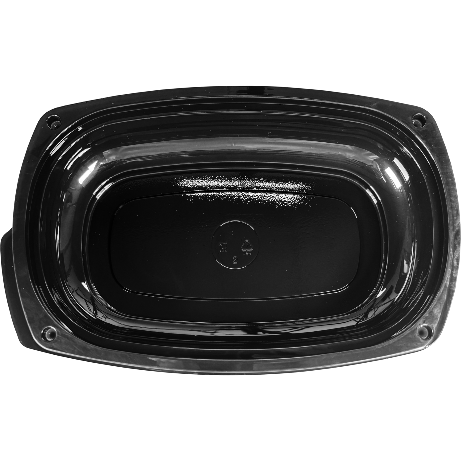 Schaal, cateringschaal, gerecycled PET, 295x190x zwart
