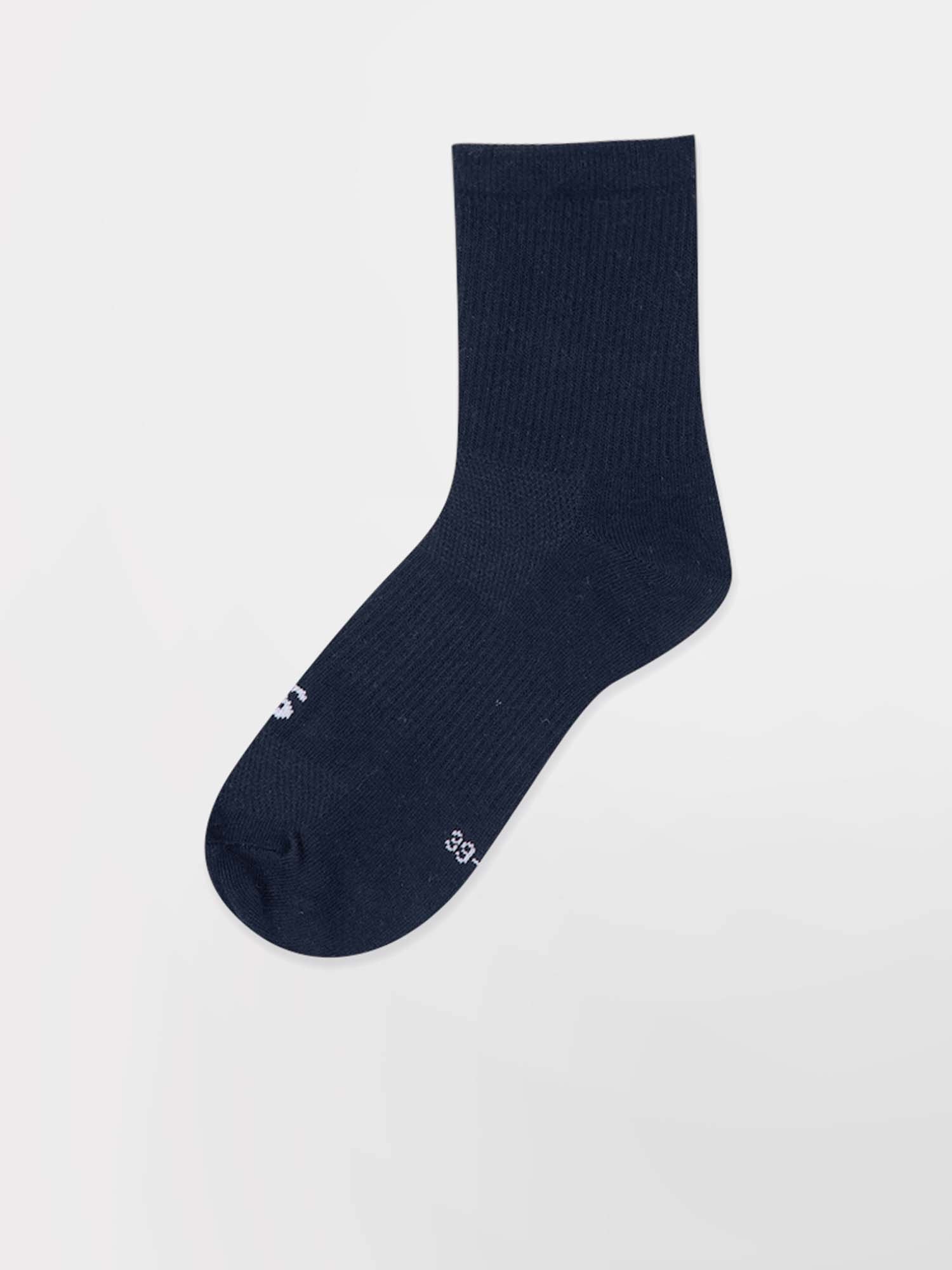 Chaussettes De Sport Mi-Mollet Mixtes Marine