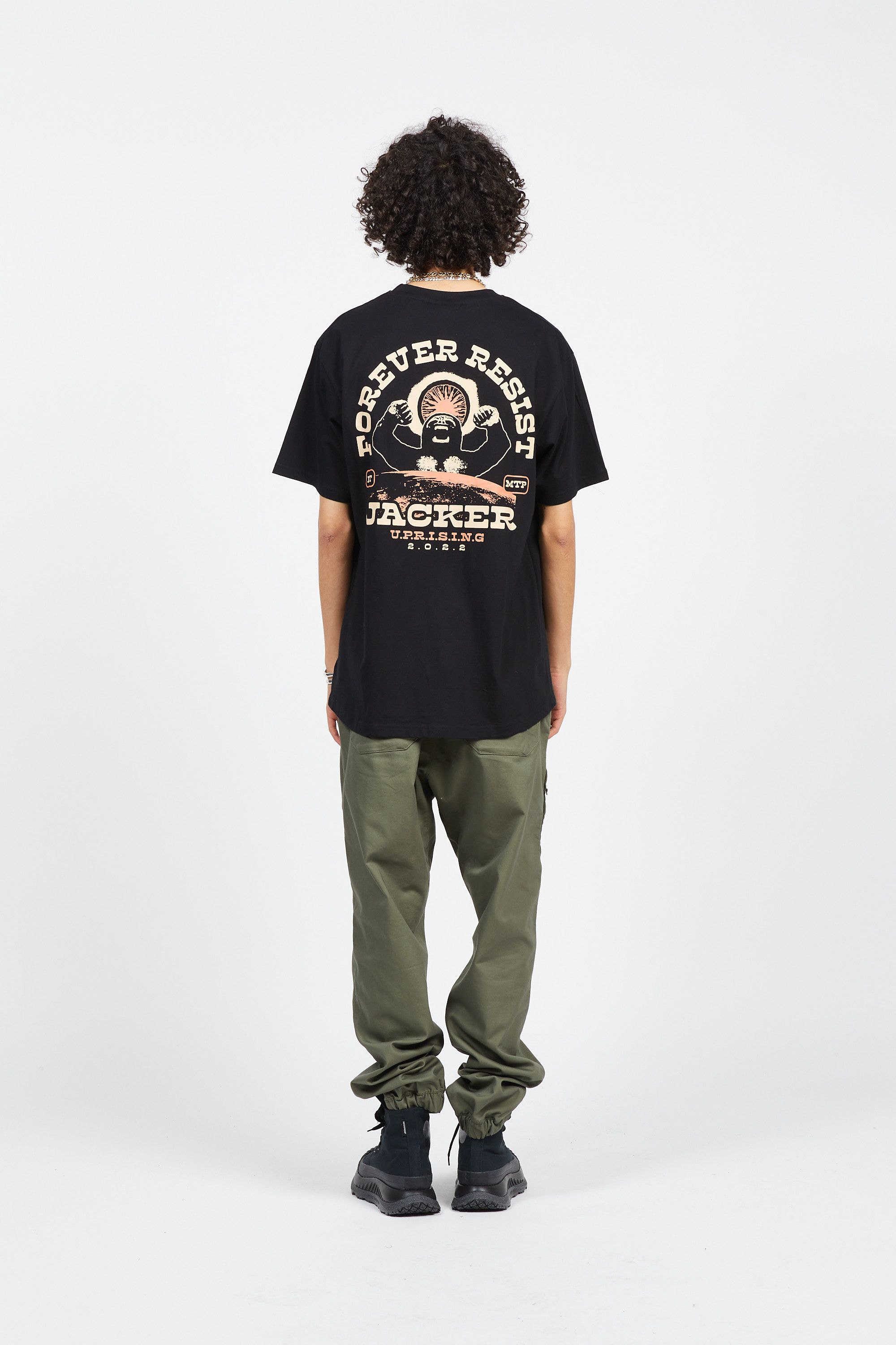 JACKER T-shirt Resistance Noir