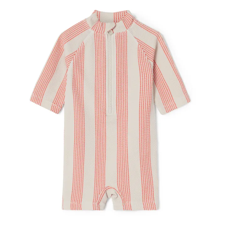 garbo&friends Combinaison Anti-UV Rayée | Rose