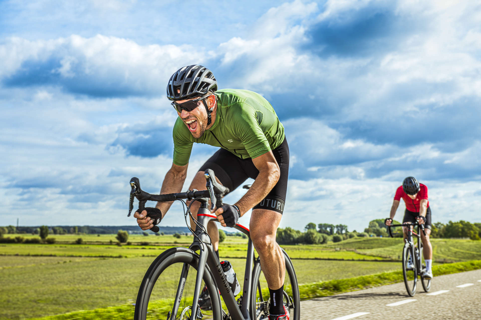 FUTURUM JORIS Pro Fietsshirt Korte Mouwen Groen Heren