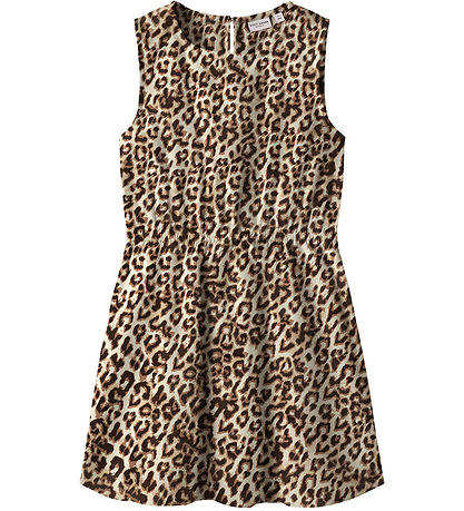 Name It Kleid - NkfVinaya - Schwarz/Leopard AOP