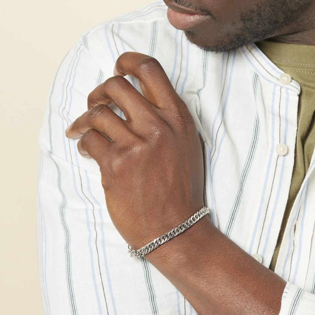 Bracelet Frederic Acier Blanc