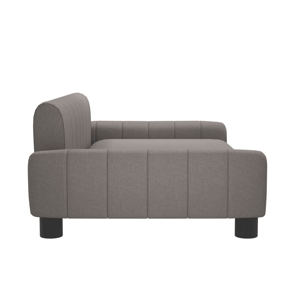 Cama para cães vidaXL em tecido cinza taupe, 70x45x30 cm