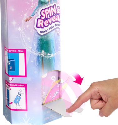 Disney Frozen Spin & Reveal Dukke Elsa